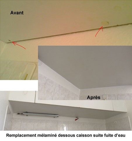 réparation dégradation suite fuite